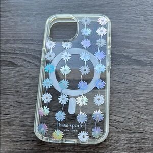 kate spade Holographic Daisy Phone Case - Clear